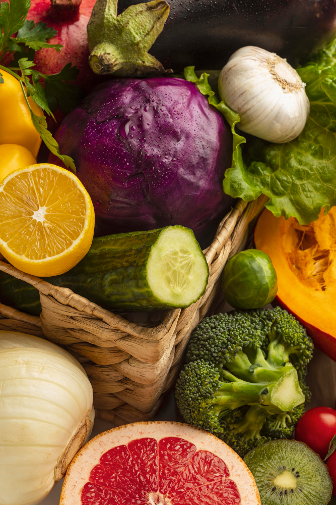 2148853349 a group of fruits and vegetables