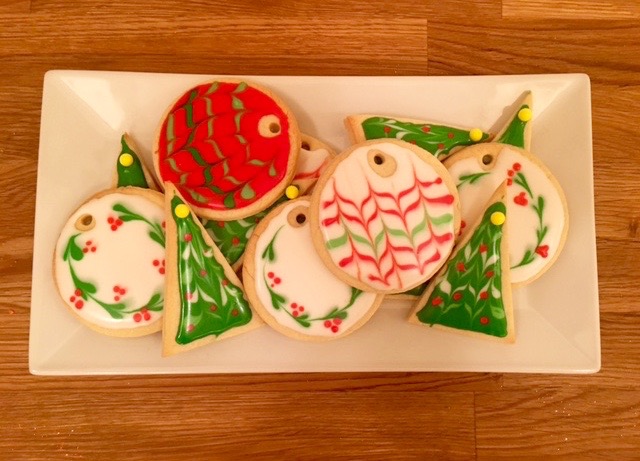 food on a wooden table