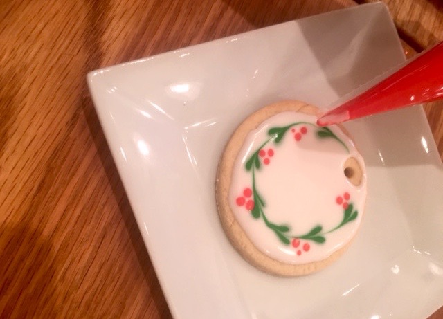 christmas themed sugar cookies