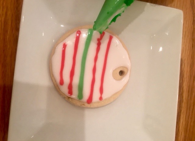 a toothbrush that has some food on a table