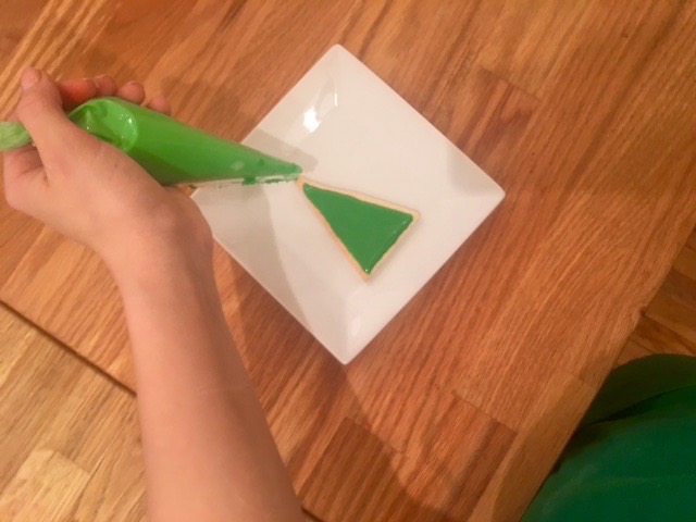 a person sitting on a wooden table